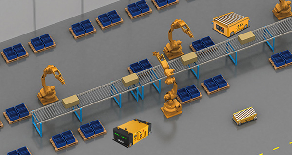 Intelligent logistics automatic sorting system